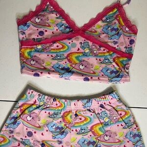 SHEIN X Care Bears Pajama Set